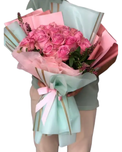 Renkli ithal güller