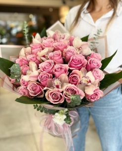 30 Adet Renkli Güller